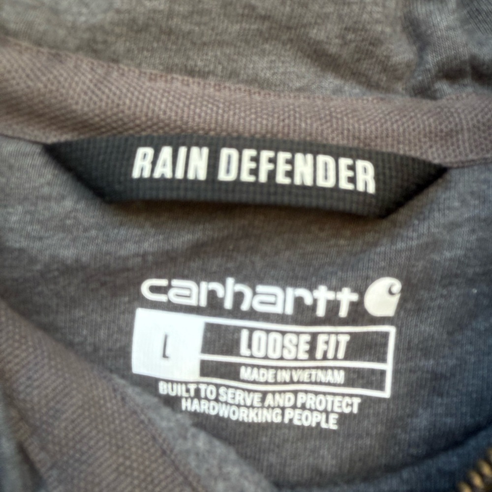 Carhartt Rain Defender Paxton Custom Zip Hoodies - Picture 6 of 13